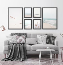Load image into Gallery viewer, Beige Coastal Gallery Wall | Framed