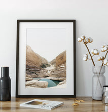 Load image into Gallery viewer, Canyon with Lake Wall Art