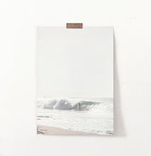 Load image into Gallery viewer, Large Sea Wave Surfing Print