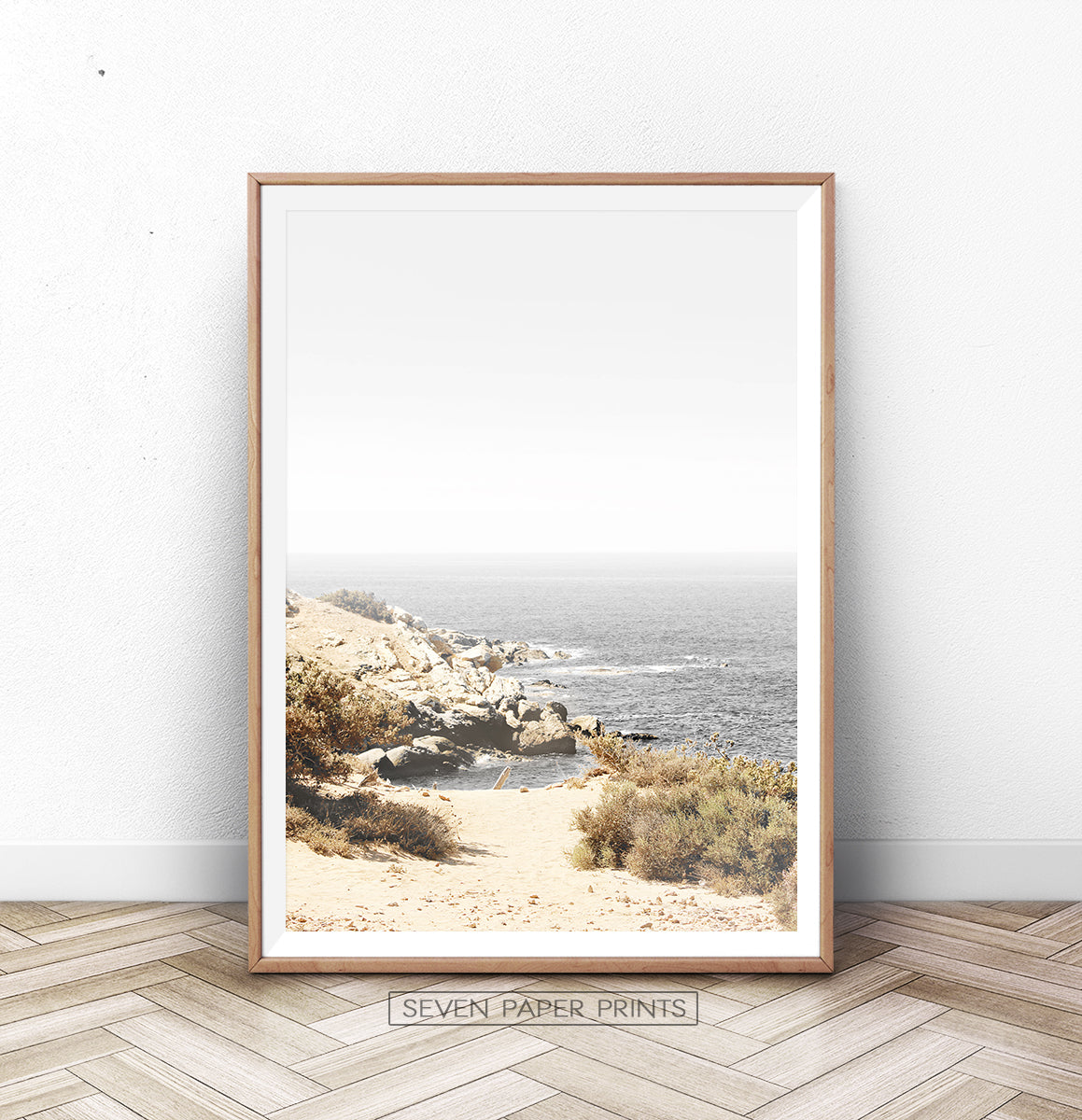 California Beach Ocean Landscape Wall Art