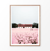 Load image into Gallery viewer, Pink flowers wall art, Toscana Hills landscape