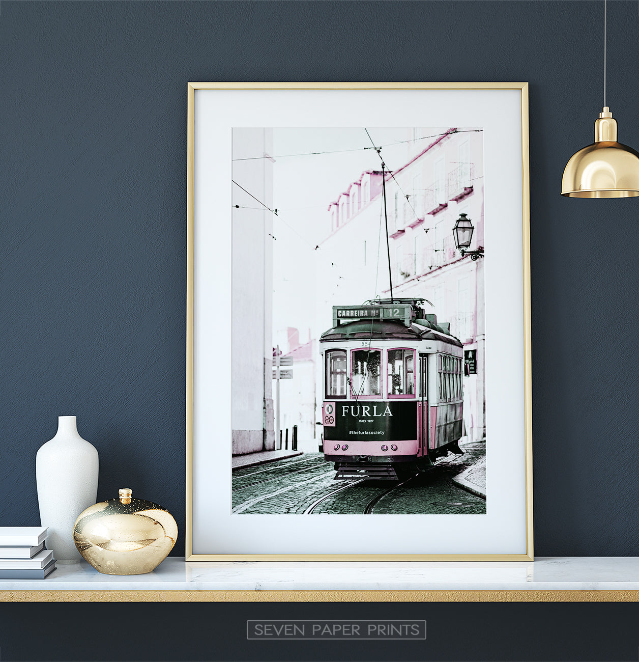 Pink Furla Tram Poster