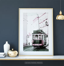 Load image into Gallery viewer, Pink Furla Tram Poster