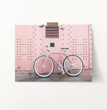Load image into Gallery viewer, Pink Bicycle Wall Art