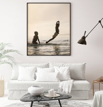 Load image into Gallery viewer, Beach photography with Kids for living room