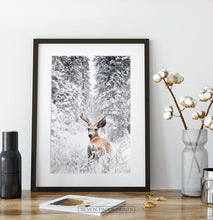 Load image into Gallery viewer, Black-framed on a wooden shelf