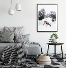 Load image into Gallery viewer, Black-framed in a white&gray bedroom