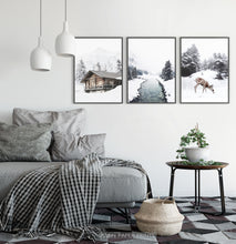 Load image into Gallery viewer, Black-Framed Set of 3 Photo Prints in the bedroom