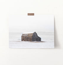 Load image into Gallery viewer, Winter Barn On Snow-Covered Field Wall Decor
