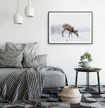 Load image into Gallery viewer, Black-framed in a white&gray bedroom