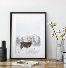 Load image into Gallery viewer, Black-framed on a wooden shelf