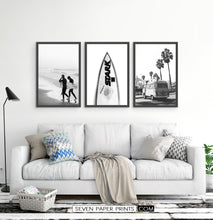 Load image into Gallery viewer, Beach print set for white living room