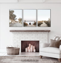 Load image into Gallery viewer, Ocean beach pathway. Print set by Tanya Shumkina