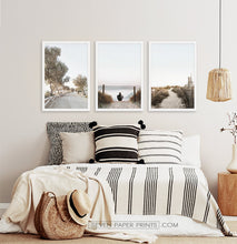 Load image into Gallery viewer, Ocean beach pathway. Print set by Tanya Shumkina