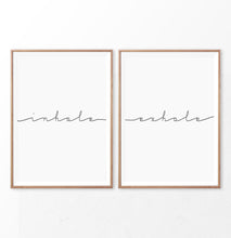 Load image into Gallery viewer, Inhale Exhale Motivational Yoga Diptych