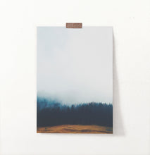 Load image into Gallery viewer, Foggy Pine Forest On Sandy Earth Photo Print