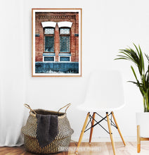 Load image into Gallery viewer, Old Architectural Window In Brick Building Art Photo