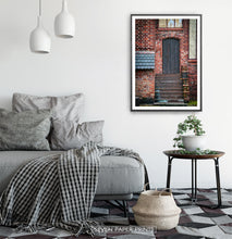 Load image into Gallery viewer, Brick House Door Granite Stairs Tiled Roof Photo Print