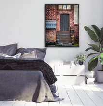 Load image into Gallery viewer, Brick House Door Granite Stairs Tiled Roof Photo Print