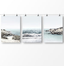 Load image into Gallery viewer, Coastal Beach Triptych