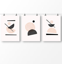 Load image into Gallery viewer, Earth Tones Burnt Orange Minimalist Art Print Set of 3