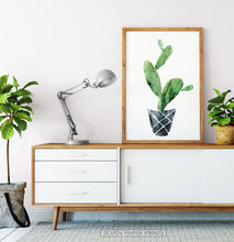 Load image into Gallery viewer, Cactus Wall Art Set of 3 Prints for Nursery