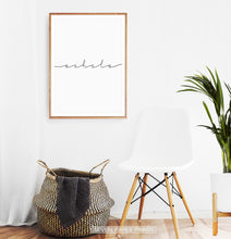 Load image into Gallery viewer, Inhale Exhale Set of 2 Inspirational Quote Text Prints