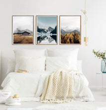 Load image into Gallery viewer, Snowy Mountain Print Wall Art Set of 3 Posters