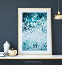 Load image into Gallery viewer, Ocean Waves 3 Piece Wall Art with Splashing Coastal Water