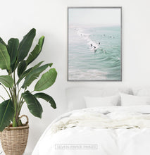 Load image into Gallery viewer, Ocean Waves Surfing Wall Art Print