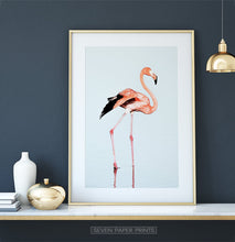 Load image into Gallery viewer, Pink Flamingo Modern Wall Art