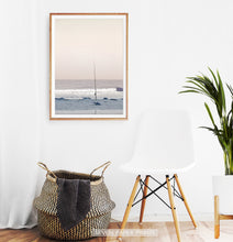 Load image into Gallery viewer, Coastal Fishing Pastel Wall Art