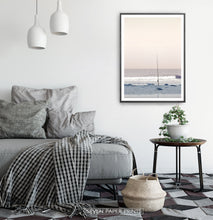 Load image into Gallery viewer, Coastal Fishing Pastel Wall Art