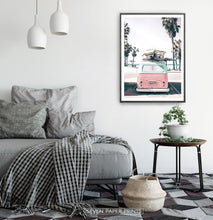 Load image into Gallery viewer, Coastal Pink Wall Art Set of 3 Prints
