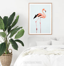 Load image into Gallery viewer, Pink Flamingo Modern Wall Art