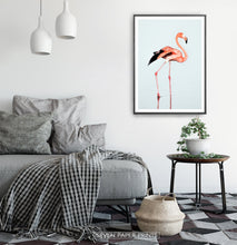 Load image into Gallery viewer, Pink Flamingo Modern Wall Art