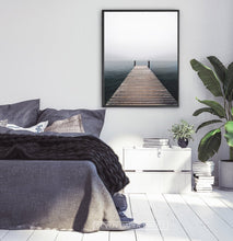 Load image into Gallery viewer, Wooden Jetty Ocean Pier Wall Art