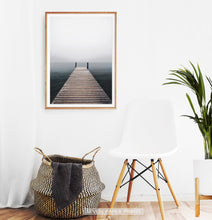 Load image into Gallery viewer, Wooden Jetty Ocean Pier Wall Art