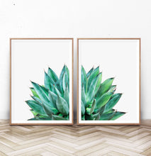 Load image into Gallery viewer, Succulent Print Set of 2 Botanical Cactus Wall Art