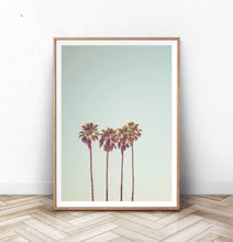 Load image into Gallery viewer, Retro Minimalist Tropical Palm Tree Print