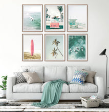 Load image into Gallery viewer, Coastal Wall Art Set of 6 Mailed Prints