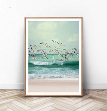 Load image into Gallery viewer, Seagulls on Waves of the Ocean