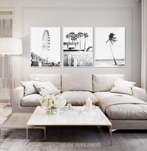 Load image into Gallery viewer, Black and White Coastal Set of 3 Prints