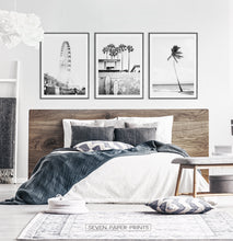 Load image into Gallery viewer, Black and White Coastal Set of 3 Prints