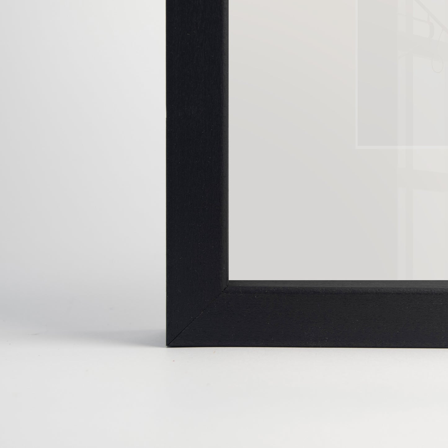 Custom Framed Print. Black, White, Wood. Wrapped Canvas
