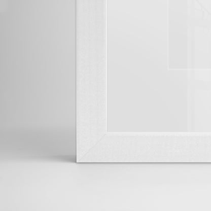 Custom Framed Print. Black, White, Wood. Wrapped Canvas
