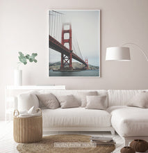 Load image into Gallery viewer, San-Francisco Golden Gate Water Level Poster Natural Colors
