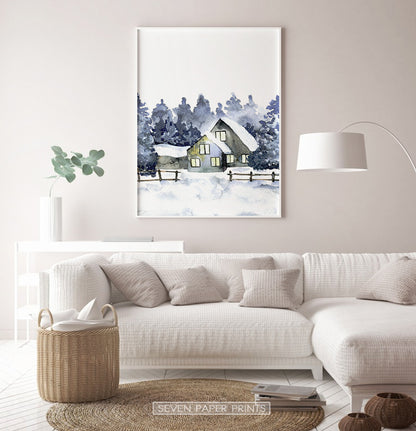 White-framed in the living room with white sofa