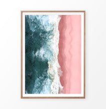 Load image into Gallery viewer, Top view of the Pink Ocean Beach Photography
