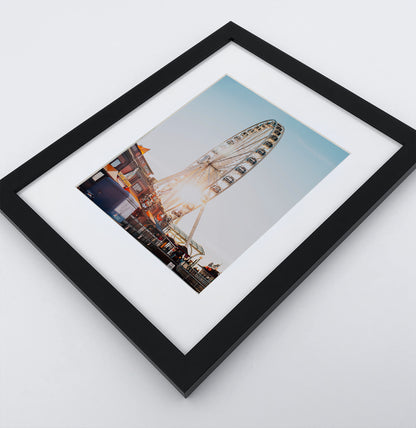 Black-framed Ferris Wheel Poster